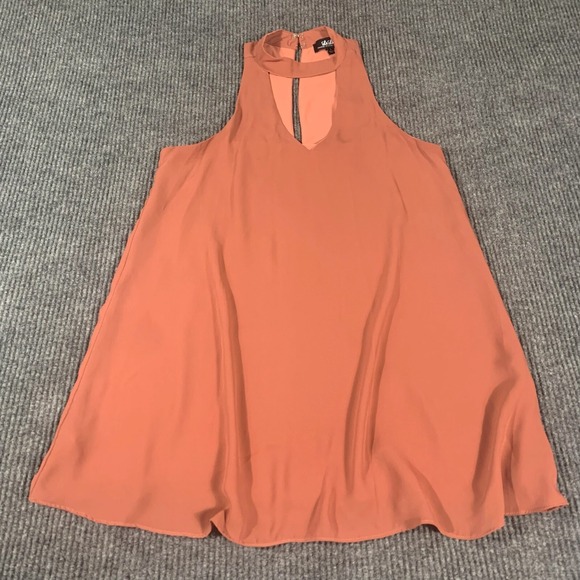 Lulus Dresses & Skirts - Lulus Dress Women's Large Dull Pink Short Lined Lightweight Flow Sleeveless Cute